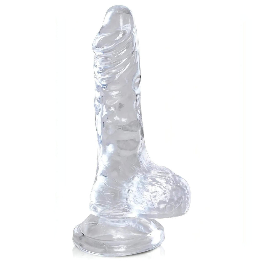 Mini fallo in jelly trasparente 4″