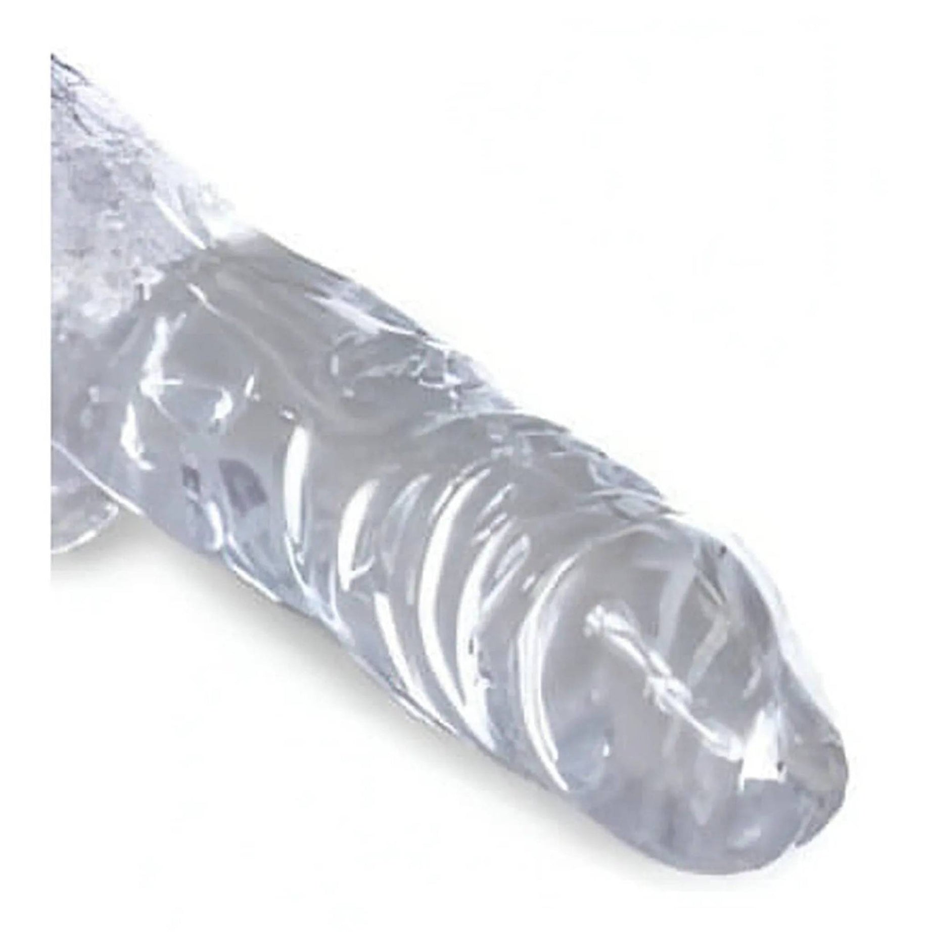 Mini fallo in jelly trasparente 4″