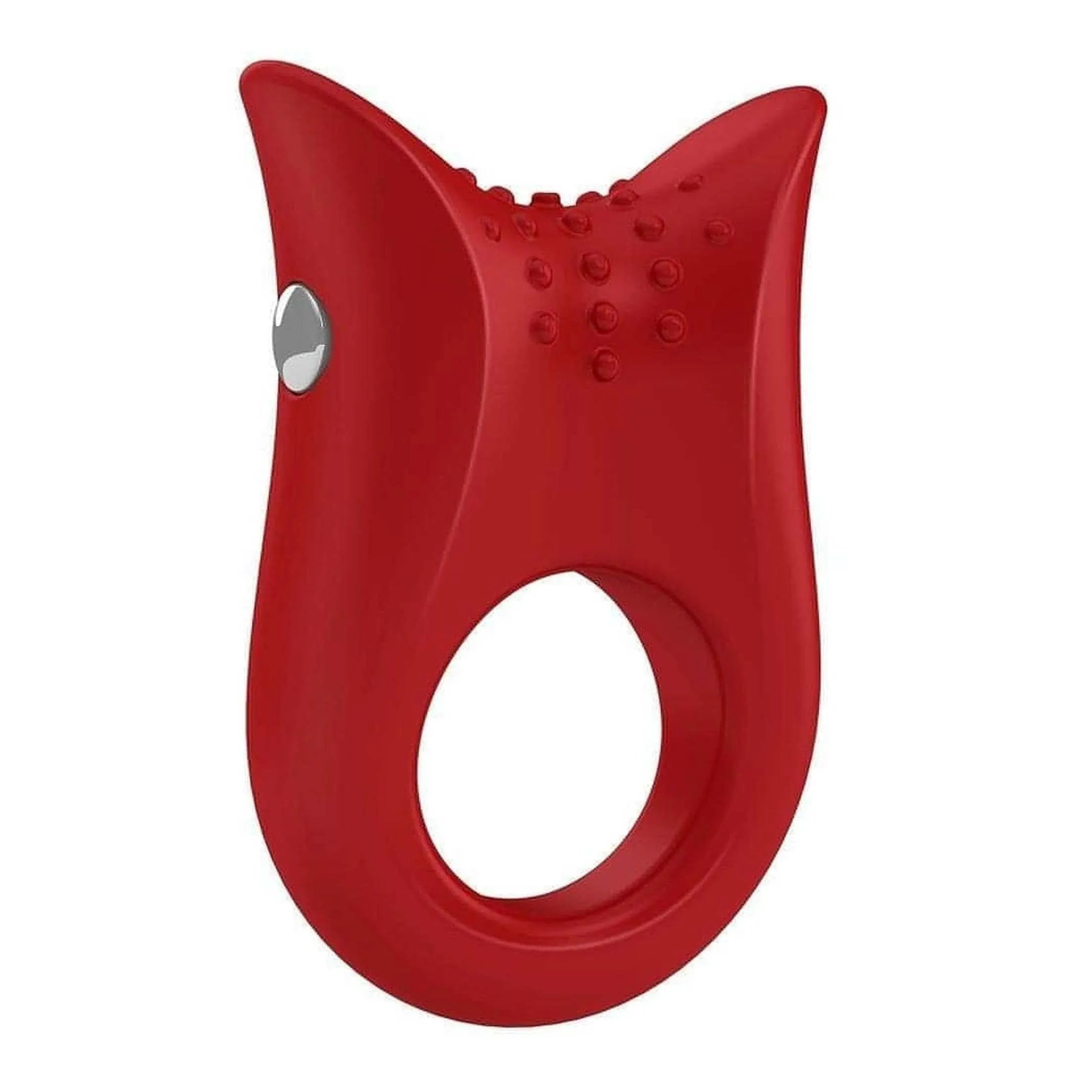 OVO B2 Anello Vibrante in Silicone Rosso - GoEstasy