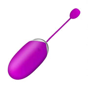 Ovetto vibrante Abner viola in silicone opaco con design ergonomico