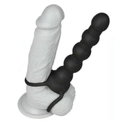Palline Anali Vibranti con aggancio pene per Doppia Penetrazione