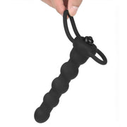 Palline Anali Vibranti con aggancio pene per Doppia Penetrazione