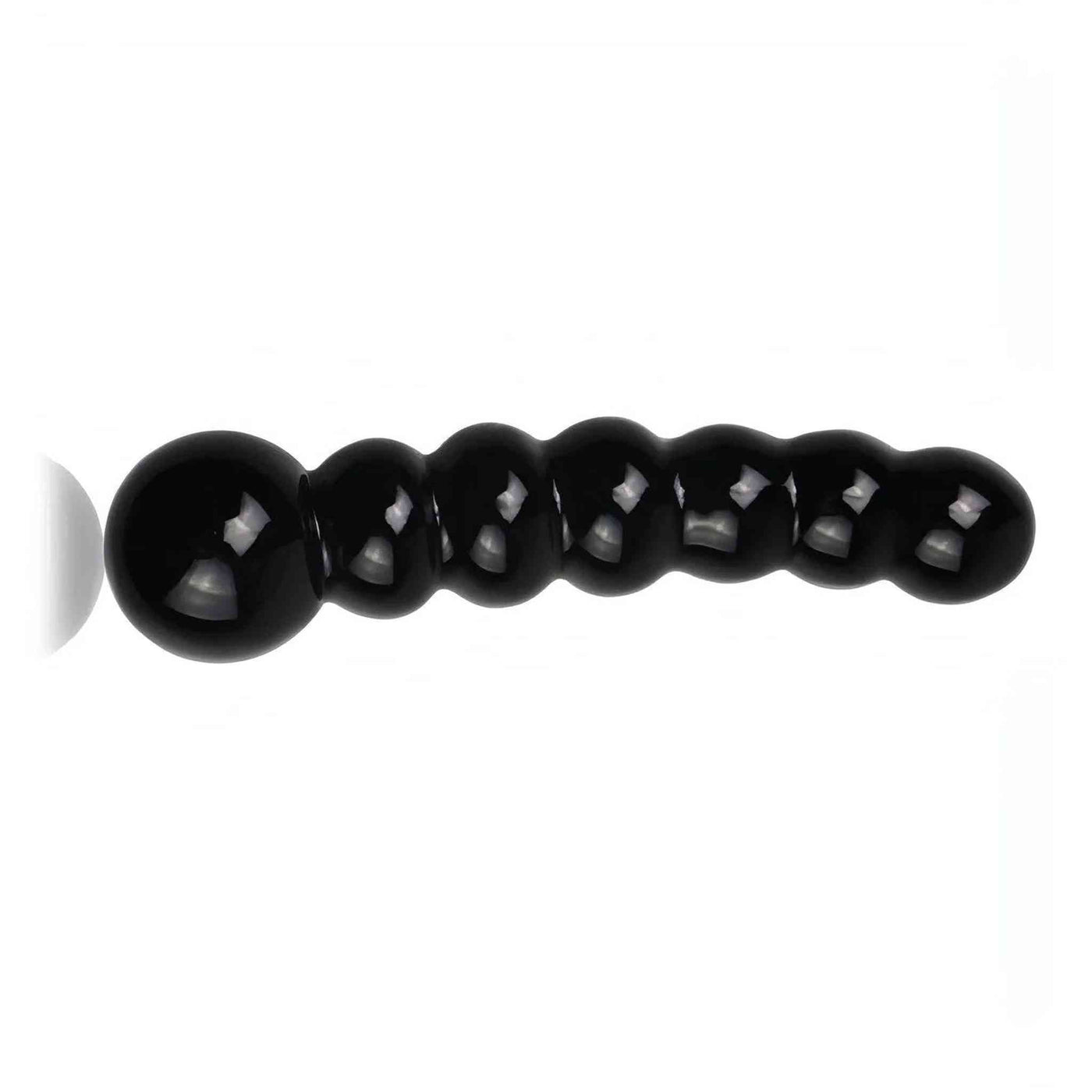 Palline anali in vetro - Nero