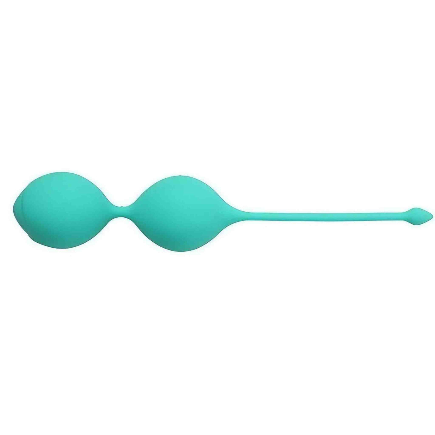 Palline Kegel silicone azzurre doppia sfera vista frontale