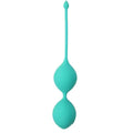 Kegel balls in 100% silicone, Ø 3.6 cm - Light blue