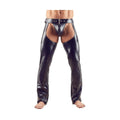 Pantalone con scollature, cintura e zip laterali