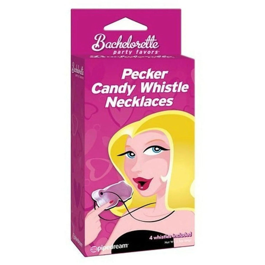 Pecker Candy Whistle Halsketten – 4 Bonbonpfeifen