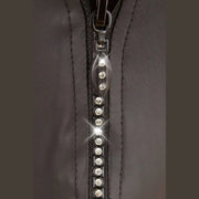 Perizoma uomo con zip di strass