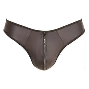 Perizoma uomo con zip di strass