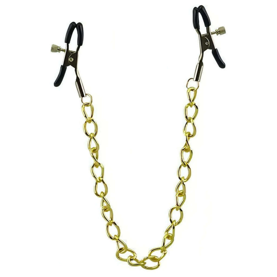 Pinze per Capezzoli con Morsetti Catena Maglia Grossa Oro