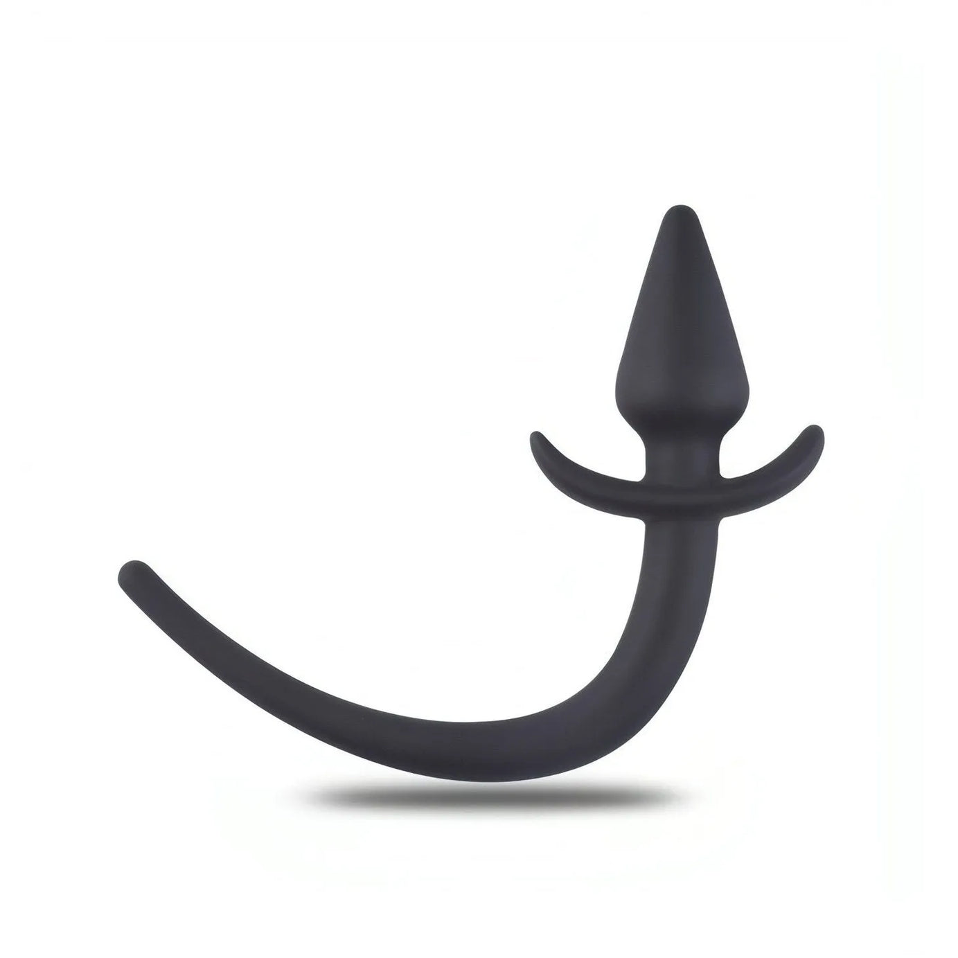 Plug Anale Con Coda Silicone - Nero