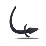 Plug Anale Con Coda Silicone - Nero