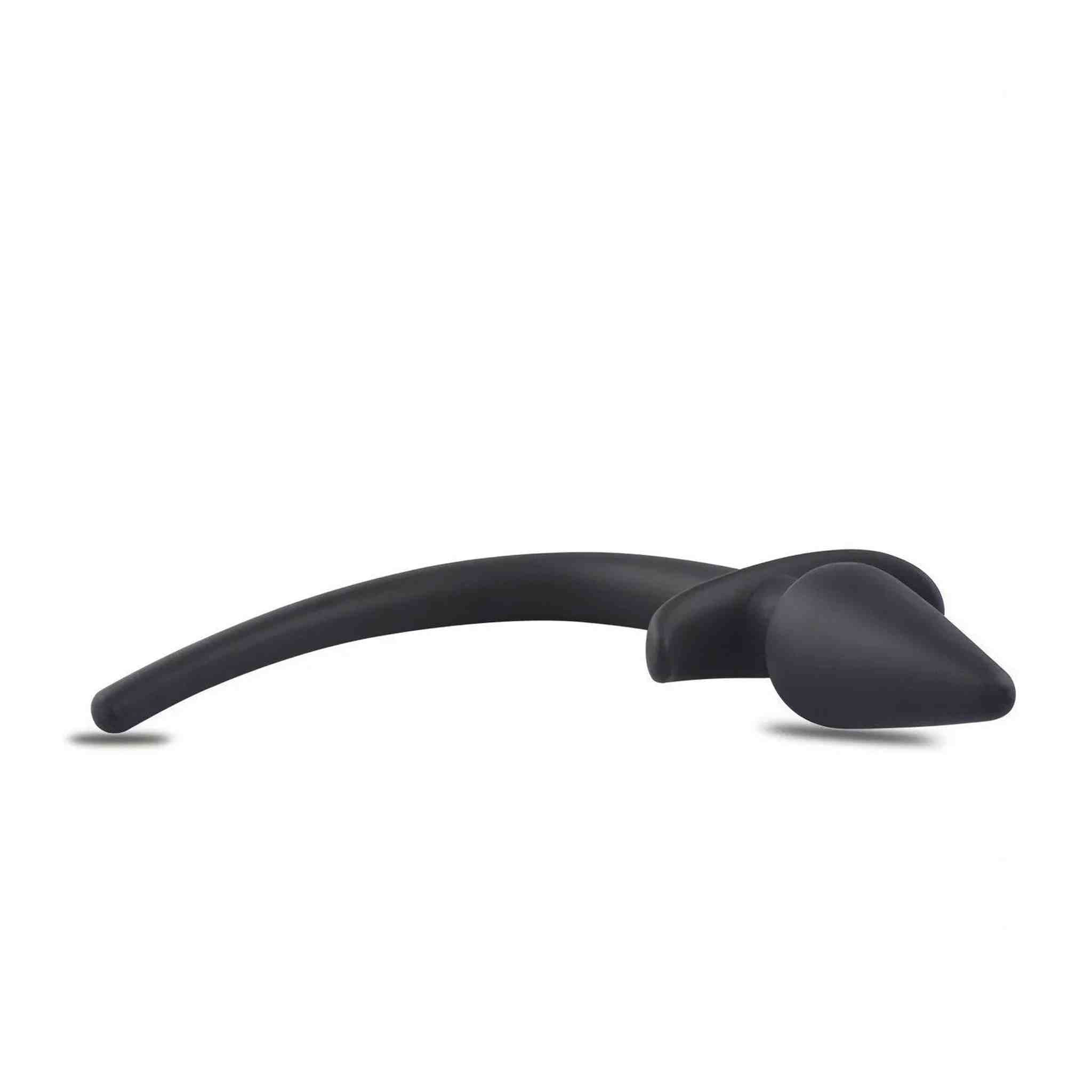 Plug Anale Con Coda Silicone - Nero