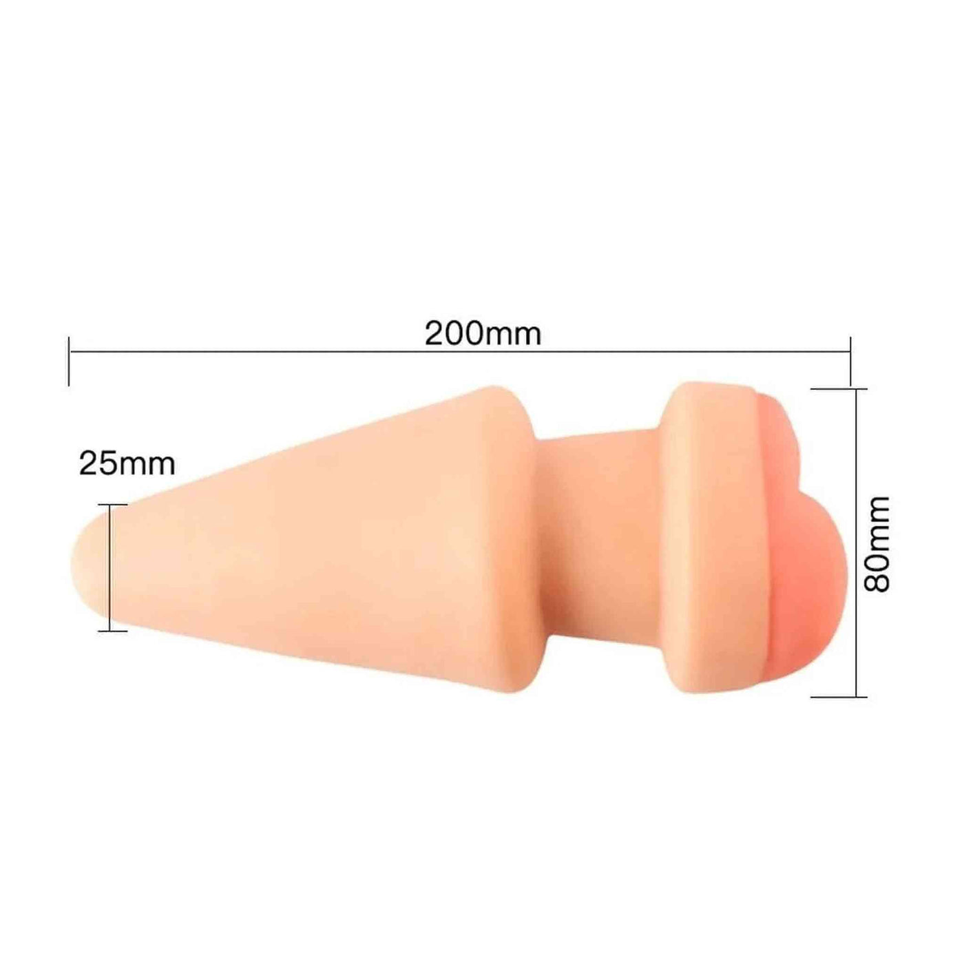 Plug Anale Penetrabile In Silicone Morbido