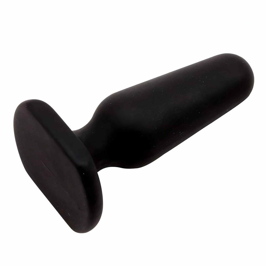 Plug Anale in Silicone Anallergico - Nero, 6.5 cm