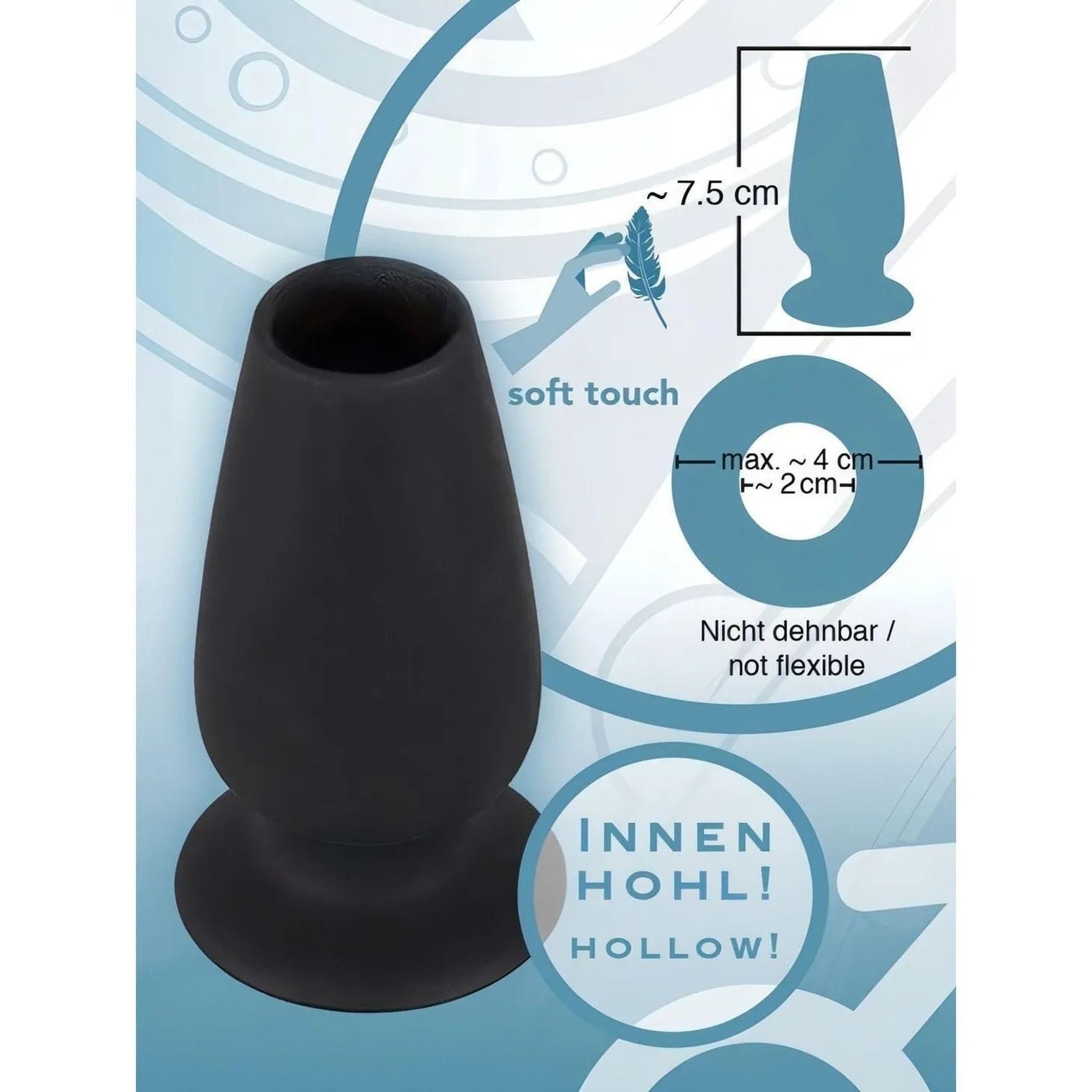 Plug anale con tunnel Lust Tunnel Plug - S