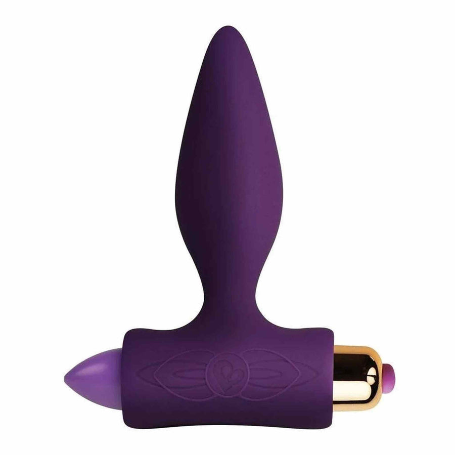 Enchufe anal de silicona con 7 modo de vibración - viola