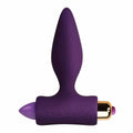 Plug anale in silicone con 7 modalità di vibrazione - Viola