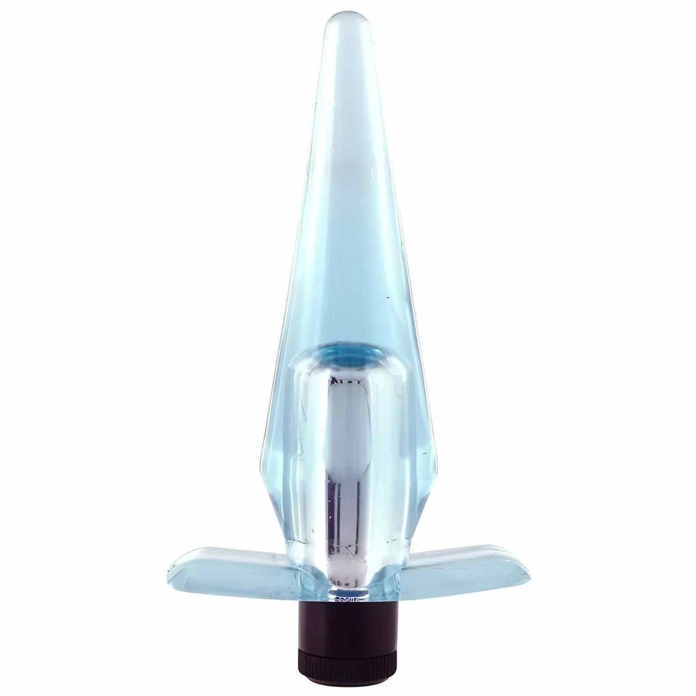 Plug anale vibrante Slimline - Azzurro