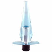 Plug anale vibrante Slimline - Azzurro