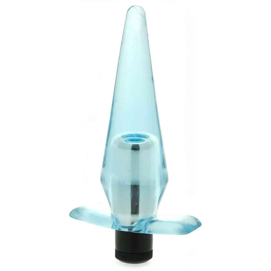 Plug anale vibrante Slimline - Azzurro