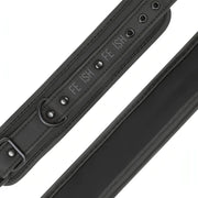 Polsiere con doppia imbottitura con catena in metallo nero - Realizzate in pelle vegana