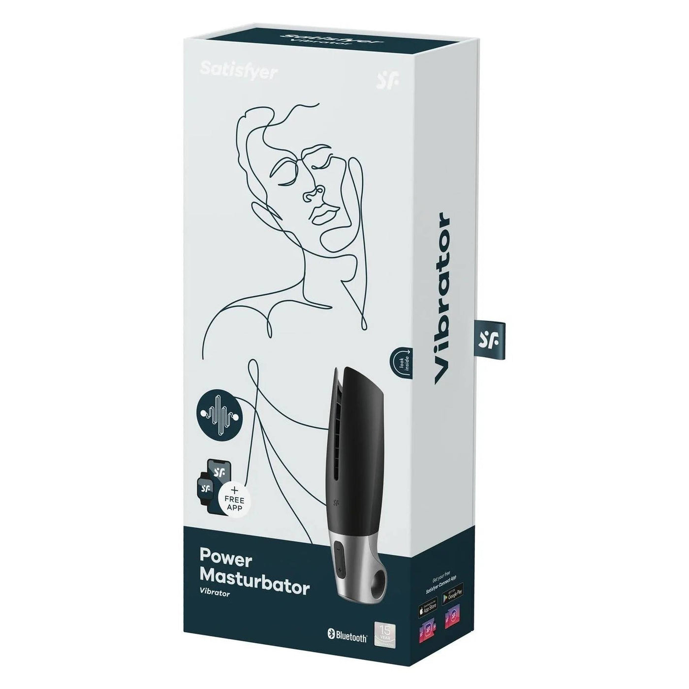 Power Masturbator - Black / Silver