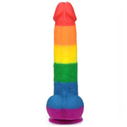 Prider Fallo Rainbow Handcrafted in Silicone Medicale ″