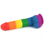 Prider Fallo Rainbow Handcrafted in Silicone Medicale ″