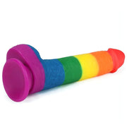 Prider Fallo Rainbow Handcrafted in Silicone Medicale ″
