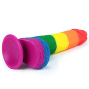 Prider Fallo Rainbow Handcrafted in Silicone Medicale 7.5″