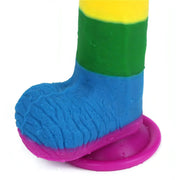 Prider Fallo Rainbow Handcrafted in Silicone Medicale 7.5″