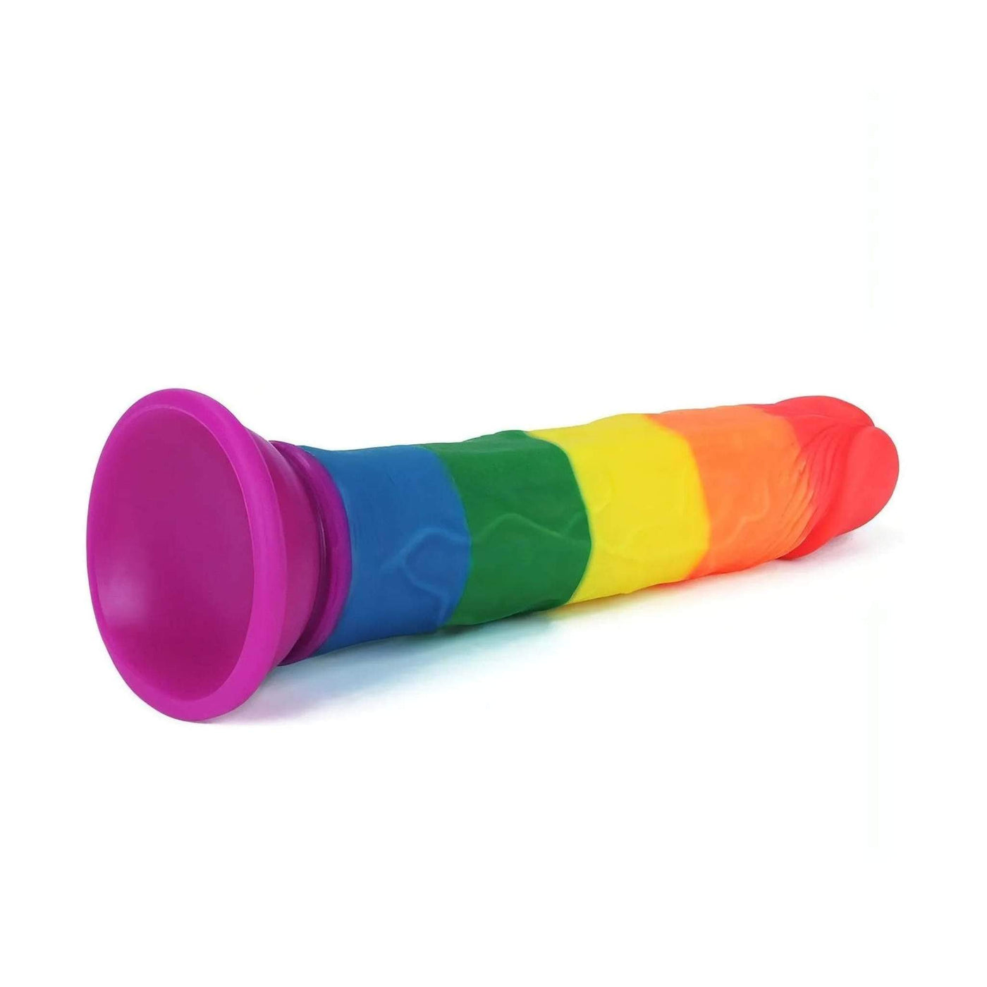 Prider Fallo Rainbow Handcrafted in Silicone Medicale 7″
