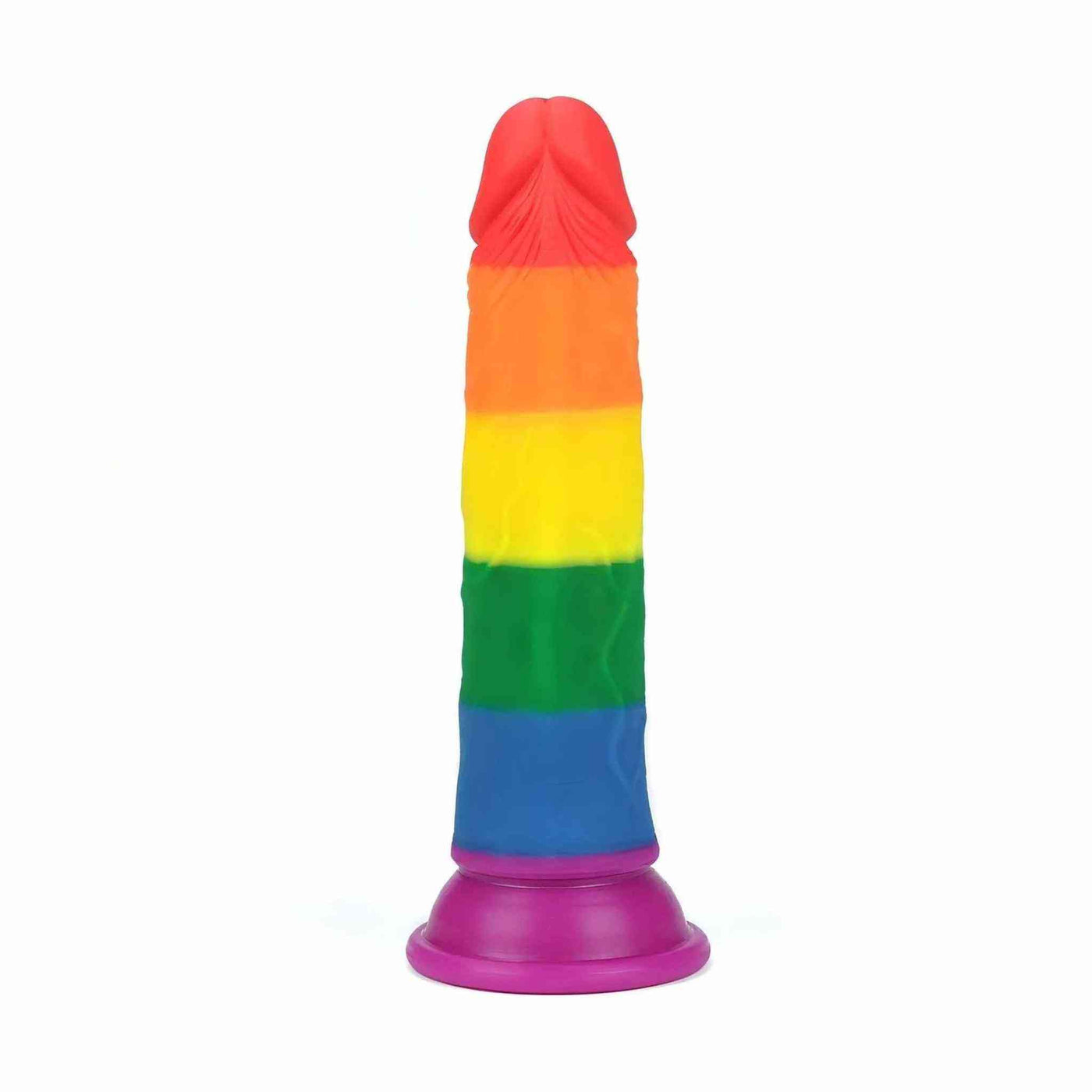 Prider Fallo Rainbow Handcrafted in Silicone Medicale 7″