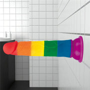 Prider Fallo Rainbow Handcrafted in Silicone Medicale 7″