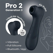 Pro 2 Generation 3 + Liquid Air, Vibration & App - Black