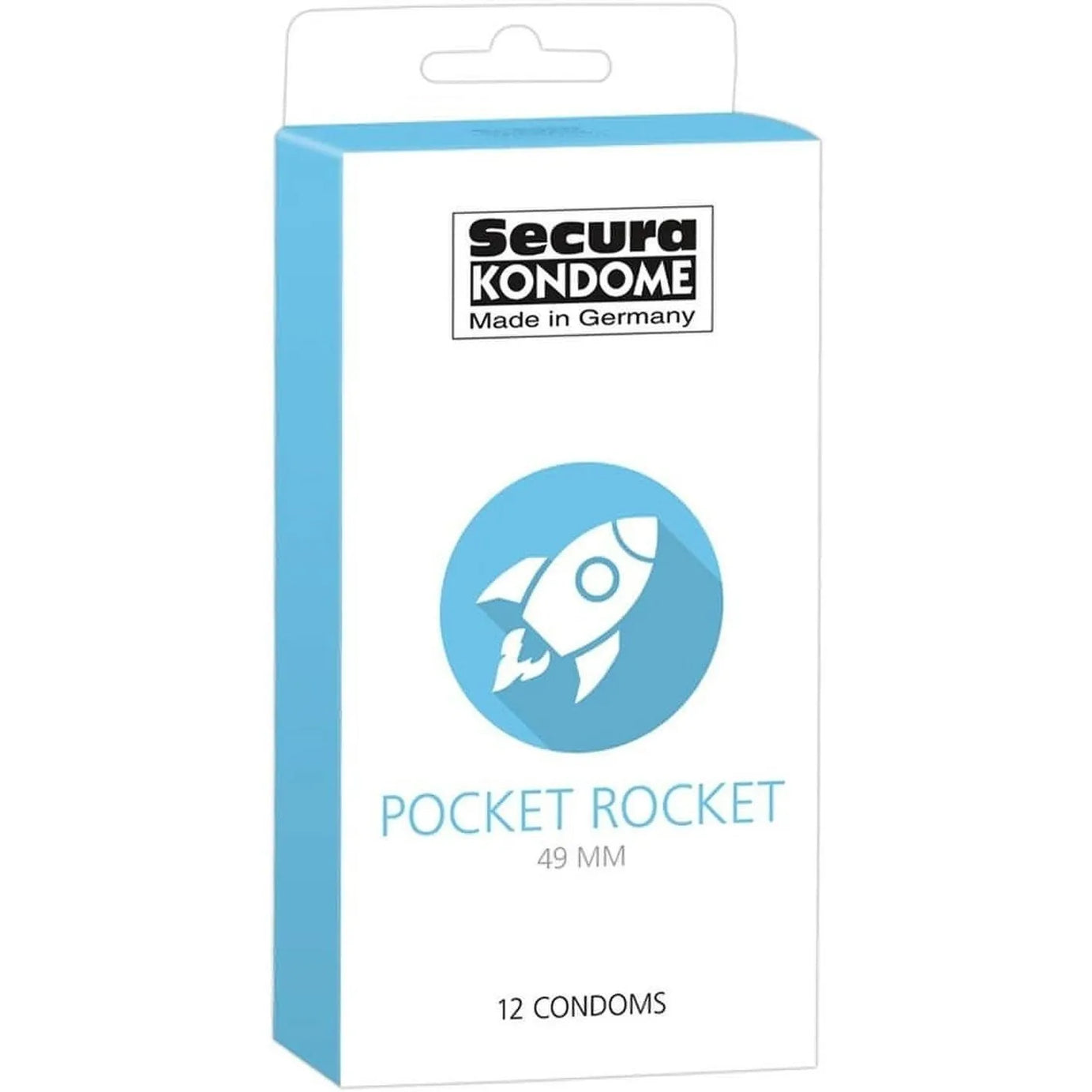 Profilattici Pocket Rocket 49mm – Confezione da 24 pezzi