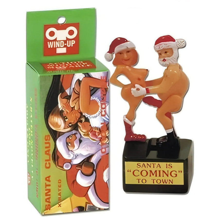 Frühlingsspielzeugstreich sexy Weihnachtsmannpaar
