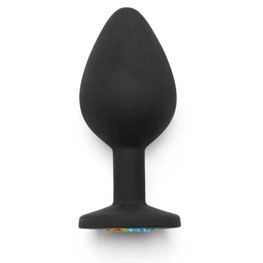 Joya de botín de arco iris - mediano, negro