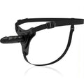 Realistic Silcone Strapon - Nero, 16 cm