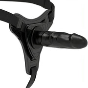 Realistic Silcone Strapon - Nero, 16 cm
