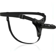 Realistic Silcone Strapon - Nero, 16 cm