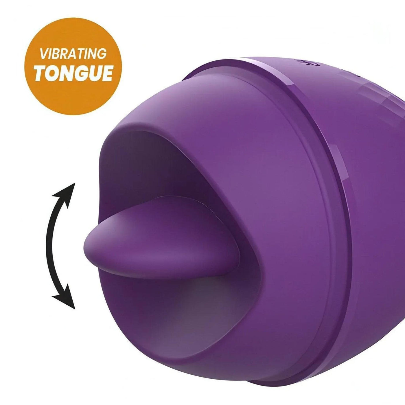 Rewolingo Simulatore Rapporto Orale - Lingua vibrante con 10 modalità di vibrazione, Silicone, Ricaricabile