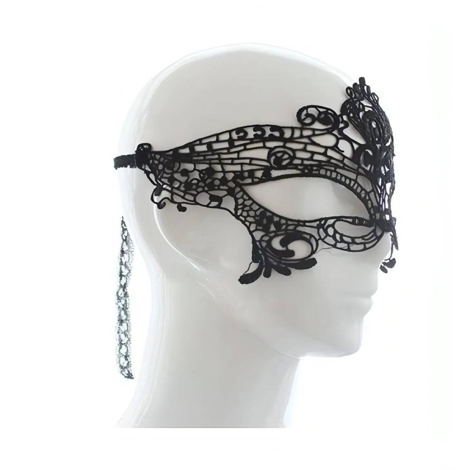 Royal Mask in pizzo Nero
