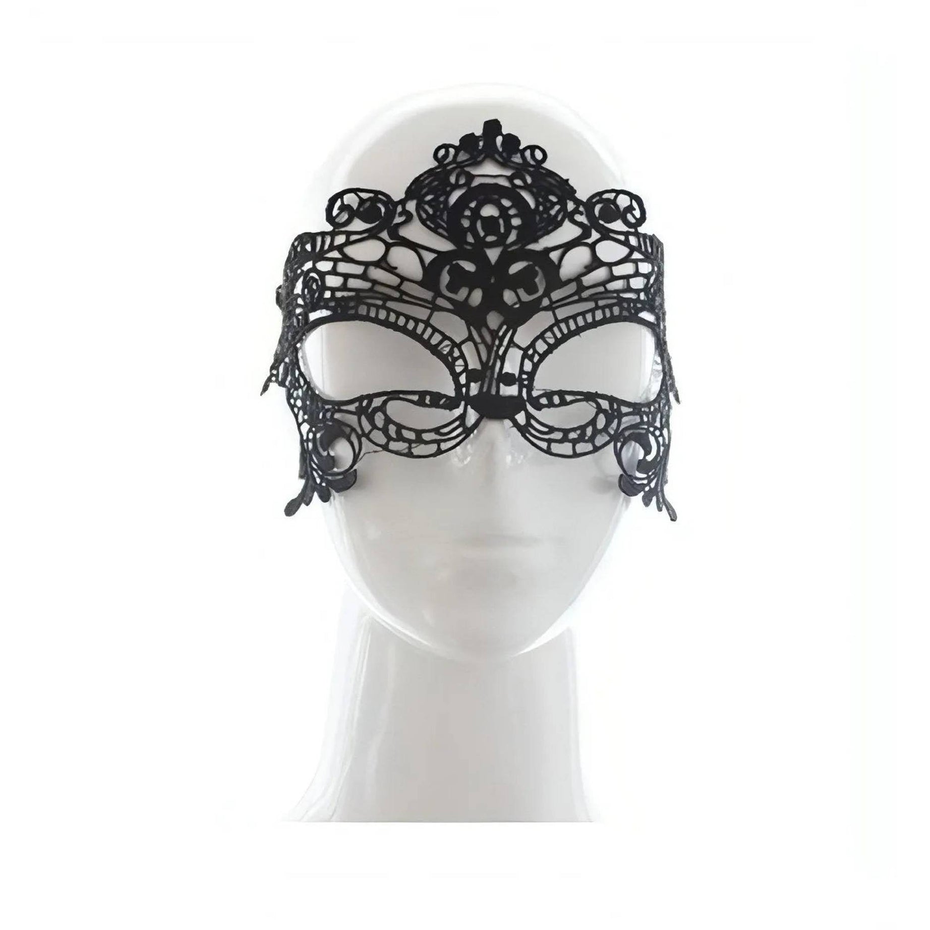 Royal Mask in pizzo Nero