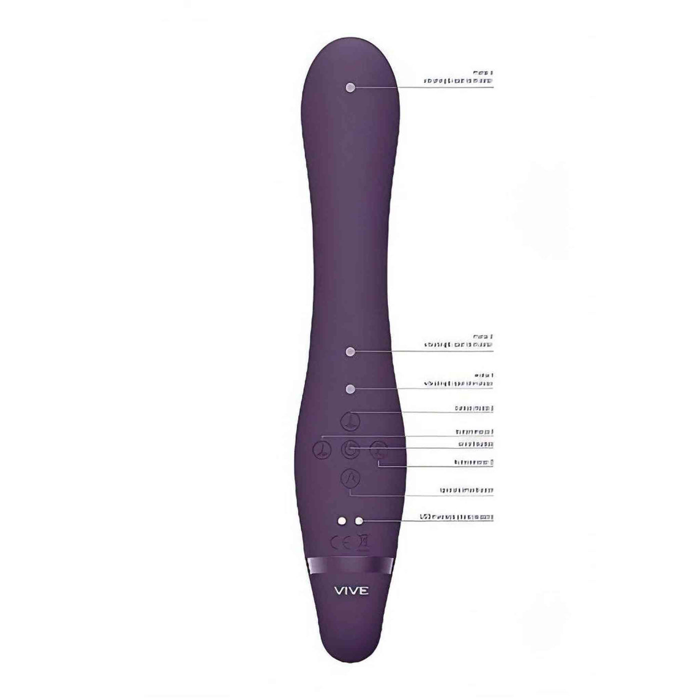 Satu Strapless Vibrante con 3 diversi motori