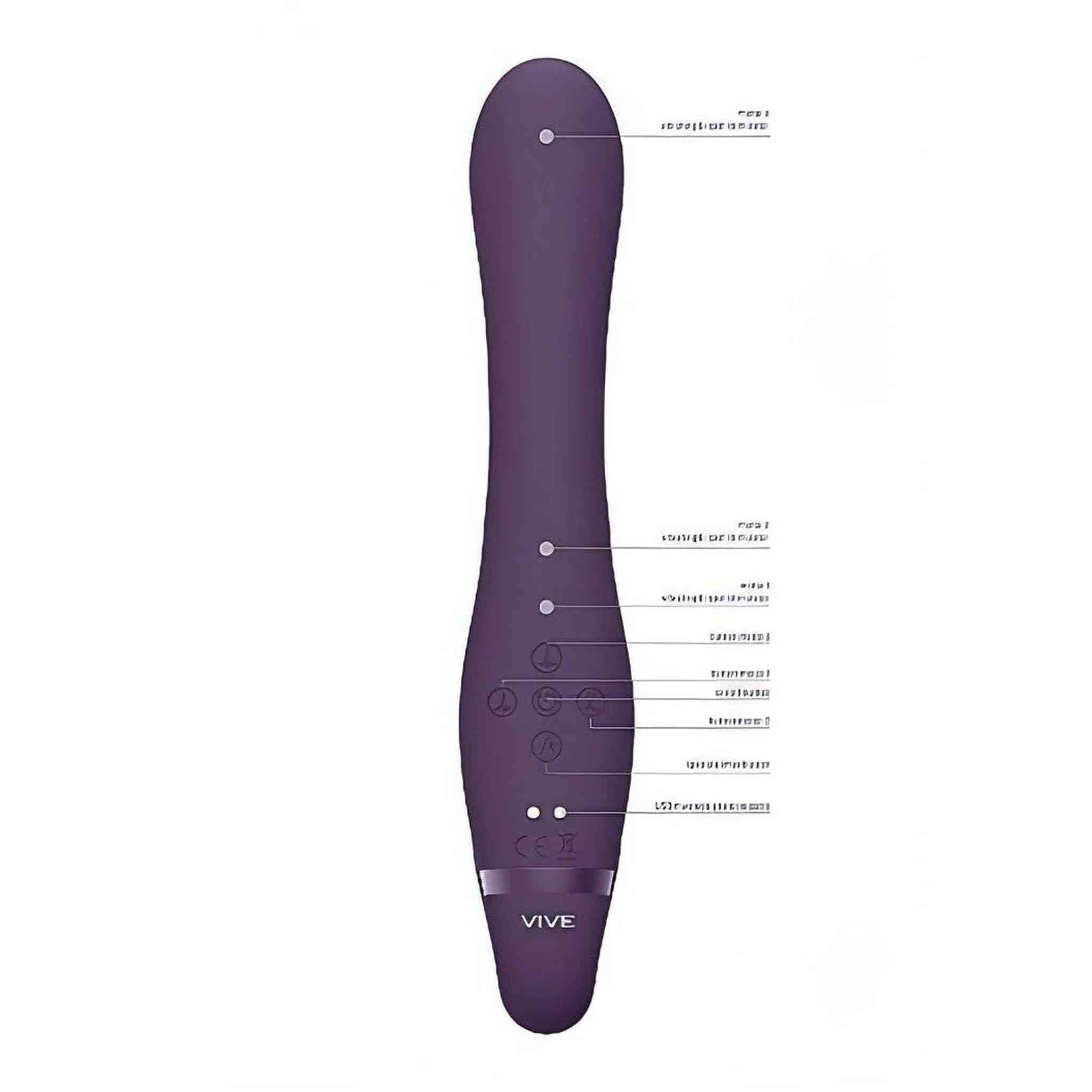 Satu Strapless Vibrante con 3 diversi motori