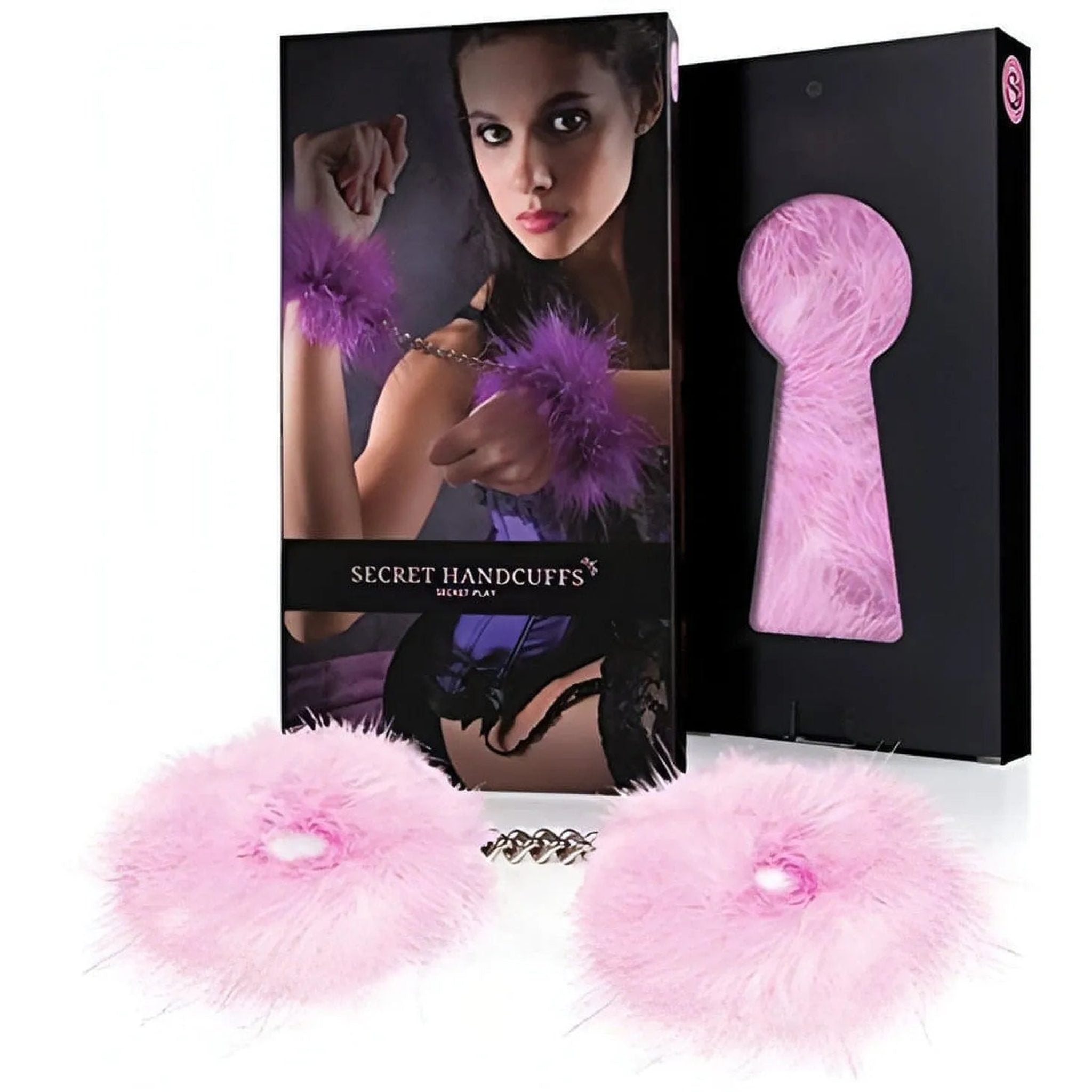 Handcuff Secrets Secret HandCuff - Manette con piume rosa – GoEstasy