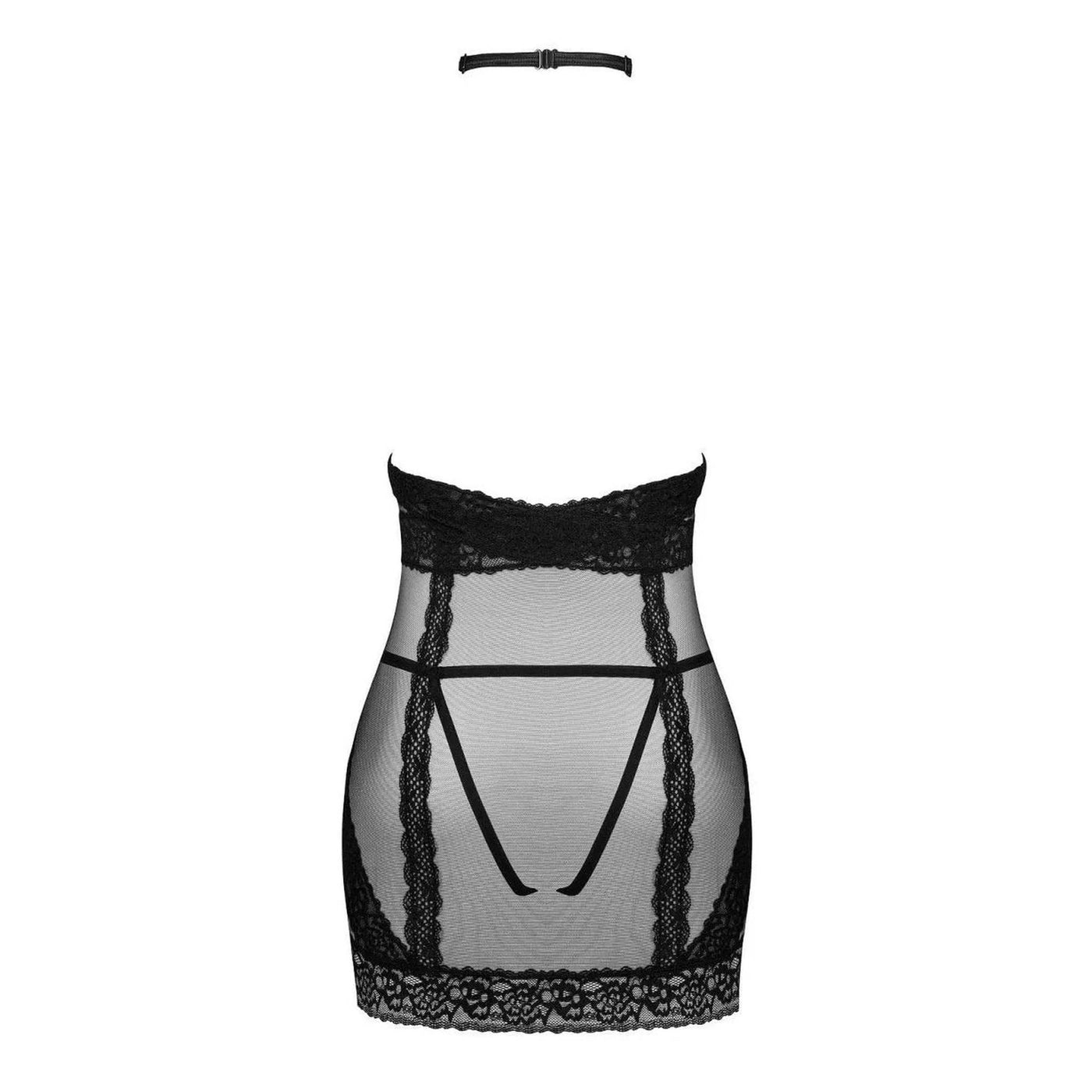 Set Chemise e Perizoma con apertura inguinale - XS/S