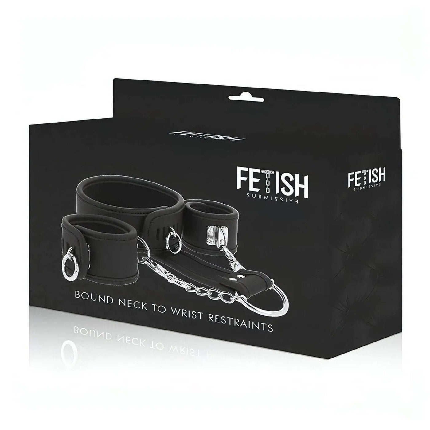 Set Costrittivo ″Collo legato ai polsi″ - Realizzato in pelle vegana